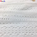 Tissu de dentelle de paillettes de velours de coton en plastique